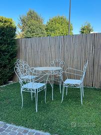 Tavolo antico ferro battuto