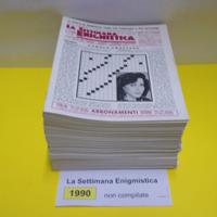 LA SETTIMANA ENIGMISTICA, anno 1990, NON compilati