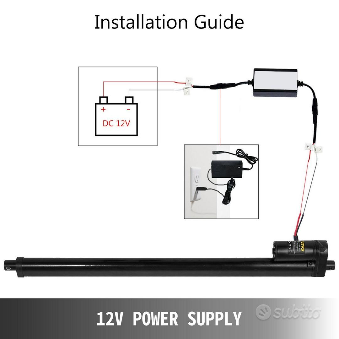 Attuatore Lineare VEVOR 500mm 12v Attuatore Linear - Collezionismo In  vendita a Pisa