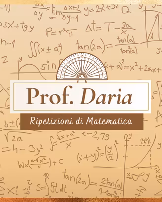 Docente di Matematica –  Lezioni Online