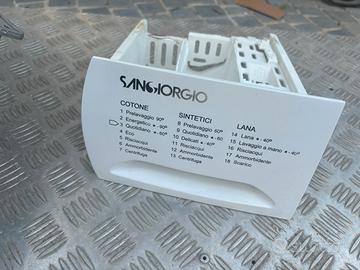 Vaschetta cassetto detersivo lavatrice sangiorgio