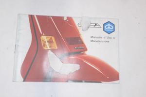 MANUALE USO E MANUTENZIONE COSA PIAGGIO
