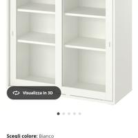 vetrinetta mobile contenitore VIHALS IKEA