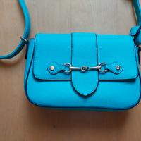 borsa media di colore verde acqua