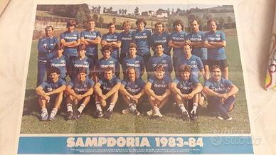 Poster Sampdoria 1983-84 I tuoi campioni