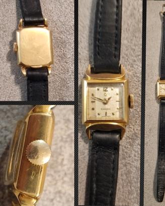 orologio omega anni 60 oro 750,si spedizione 
