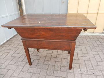 Madia d'epoca in legno massello