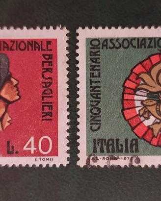 Francobolli 50° Associazione Nazionale Bersaglieri