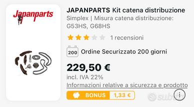 Kit catena distribuzione Mini R60