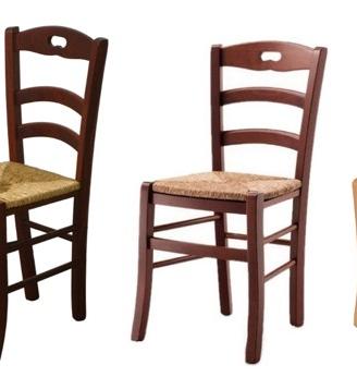 Sedie Ristorante Bar Osterie Legno cd 0285