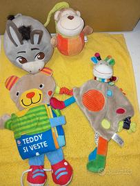 Lotto Doudou, Peluche, Ciuchino, Teddy si veste