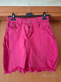 Minigonna jeans 