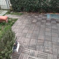 piastrelle Outsunny colore teak