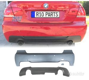 PARAURTI POSTERIORE BMW E92 E93 LOOK M PDC