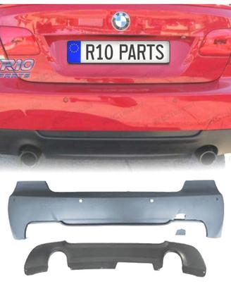 PARAURTI POSTERIORE BMW E92 E93 LOOK M PDC