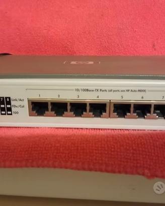 Switch HP procurve 408, 8 porte