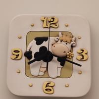 Orologio mucca da parete Egan