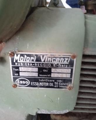 Motopompe a motore anni 60