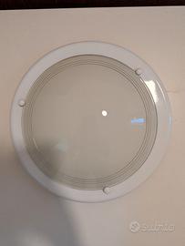 Plafoniera da soffitto tonda bianca