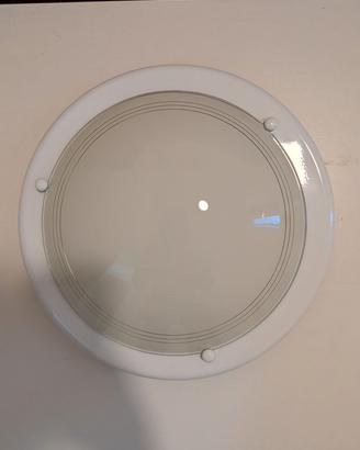 Plafoniera da soffitto tonda bianca