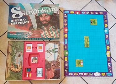 Sandokan il gioco dei Pirati gioco scatola vintage