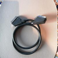 Cavo SCART maschio-maschio 90 cm TV VHS DVD