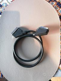 Cavo SCART maschio-maschio 90 cm TV VHS DVD