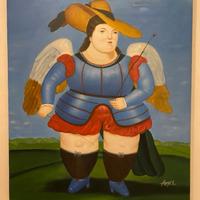 Dipinto Olio su Tela 50X60 cm Quadro firmato Apyle