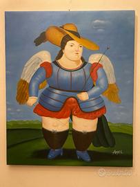 Dipinto Olio su Tela 50X60 cm Quadro firmato Apyle