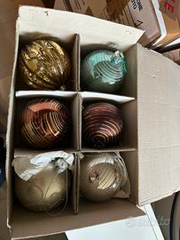 Palle di Natale in vetro per albero