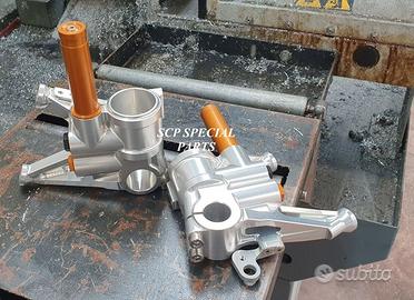 PIEDINI FORCELLE RICAVATI DA PIENO SU MISURA