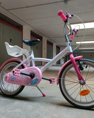 Bici bambina con ruote da 16"