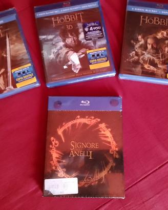 Saga Signore degli anelli Blu-ray sigillati 