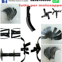 Zappette per motozappa gruppo fresa ecc