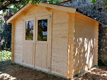 CASETTA DI LEGNO CROMWELL  320x220x234h spess.28mm
