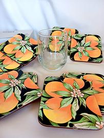 sottobicchieri vintage oggettistica cucina tavola.