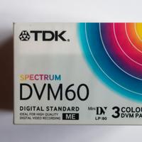 Videocassette TDK MiniDV DVM60