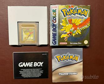 Pokemon Oro Game Boy Completo di scatola e manuali