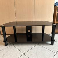 Supporto porta tv in vetro