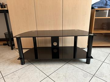 Supporto porta tv in vetro