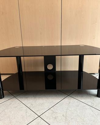 Supporto porta tv in vetro