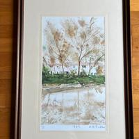 quadro paesaggio Tiozzo 30x54
