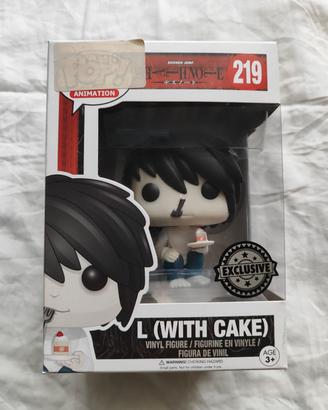 Funko Pop Death note L with cake torta funkopop