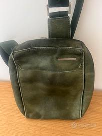 Piquadro marsupio pelle verde