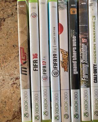 Giochi xbox360 + dispositivo a parte