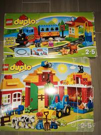 Lego duplo fattoria e trenino con ferrovia 