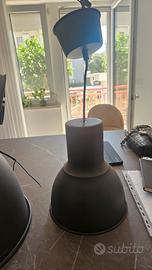 lampadario  a coppe industriale 