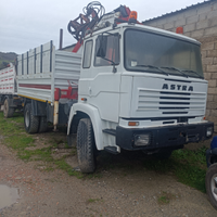 Camion con gru forestale patente b