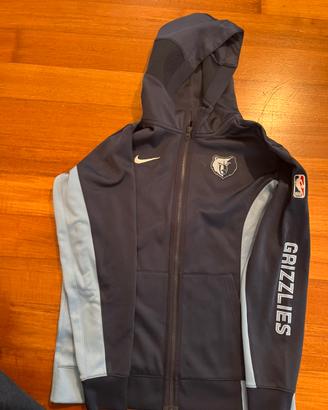 Felpa con zip NBA originale Grizzles