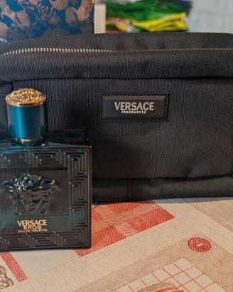 Versace eros edt 100 ml+ pochette versace